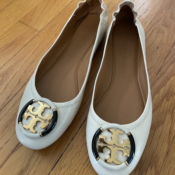 Tory Burch Shoes - cream color Tori Burch ballet flats - 8 M